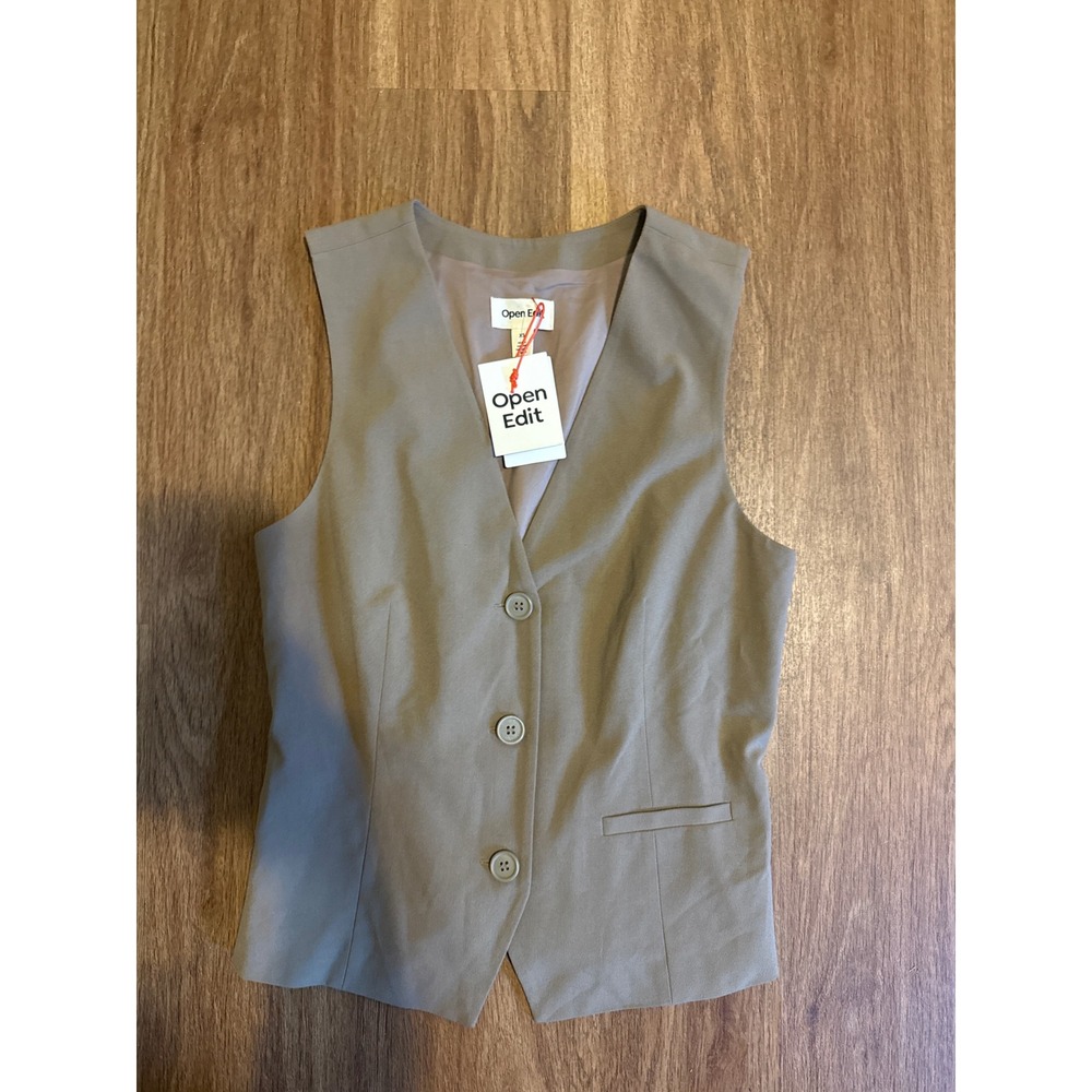 Open‎ Edit Brown Caribou Tailored Waistcoat Vest XS ED472624MI NWT  office